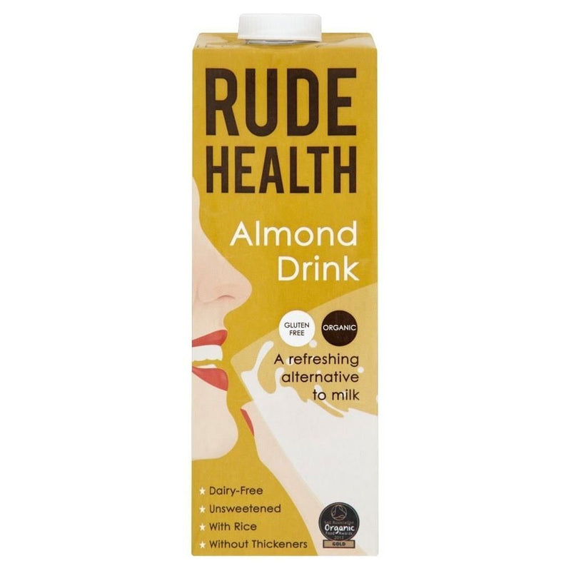 [Bundle Of 6] Rude Health Organic Dairy-free Drink Almond (Gluten Free) 1L