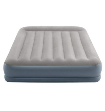 Intex  Pillow Rest Mid-Rise Airbed with Internal Pump - Queen Size