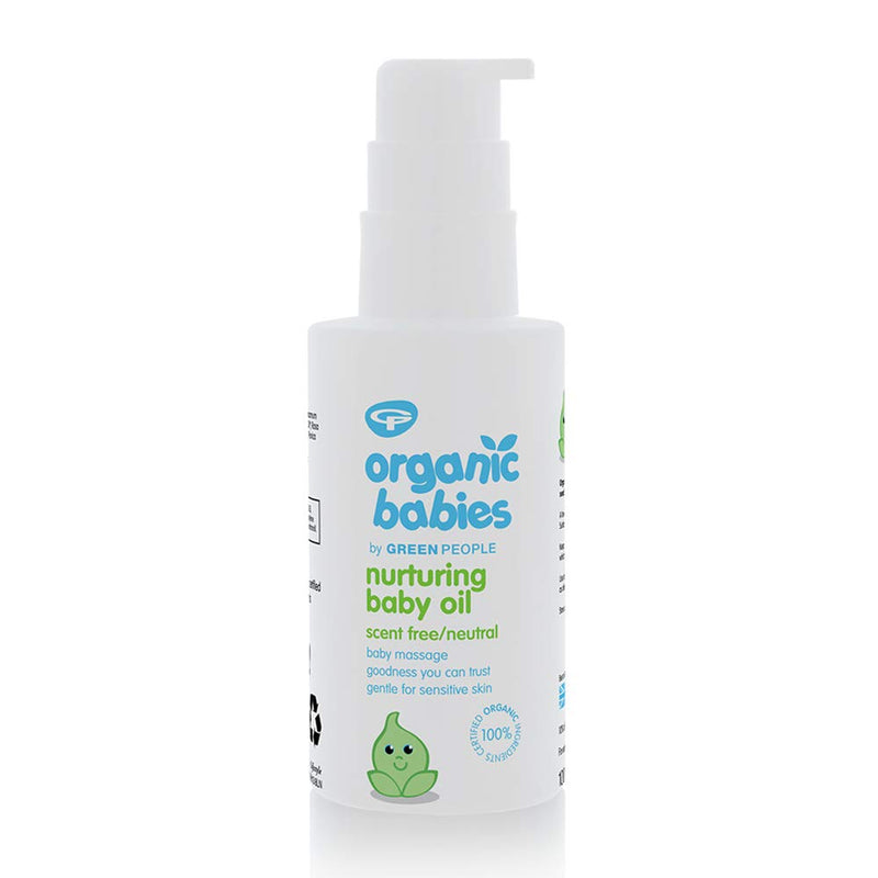 [Bundle Of 2] Green People Organic Babies Soothing Baby Oil - No Scent, 100 ml.