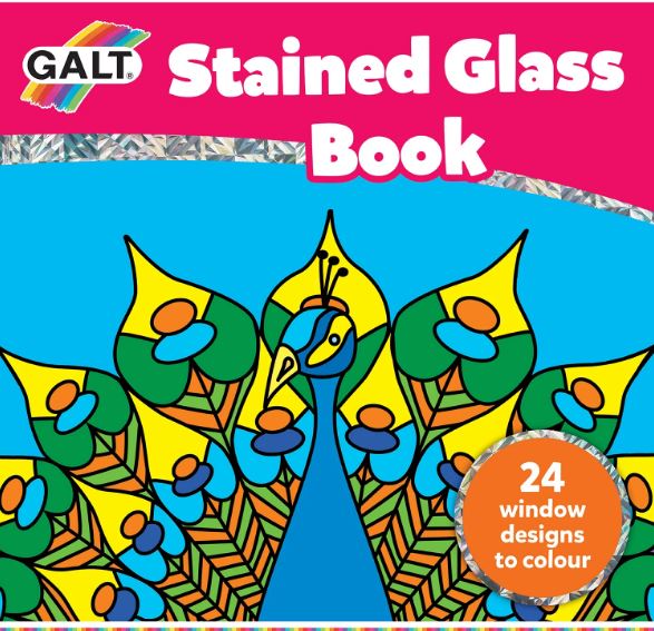 [Bundle Of 2] Galt Stained Glass Book