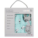 Cheeky Chompers MultiMuslin Zebra Dreams