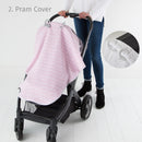 Cheeky Chompers MultiMuslin Rosy Days