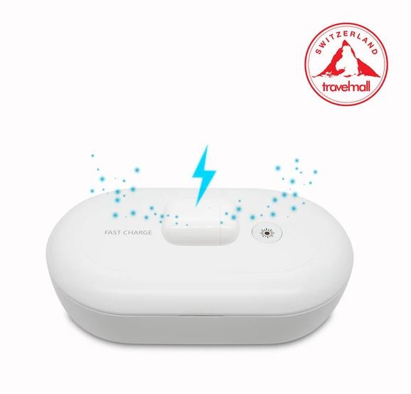 Travelmall Multi-Functional UV Steriliser With Qi Wireless Charger XL