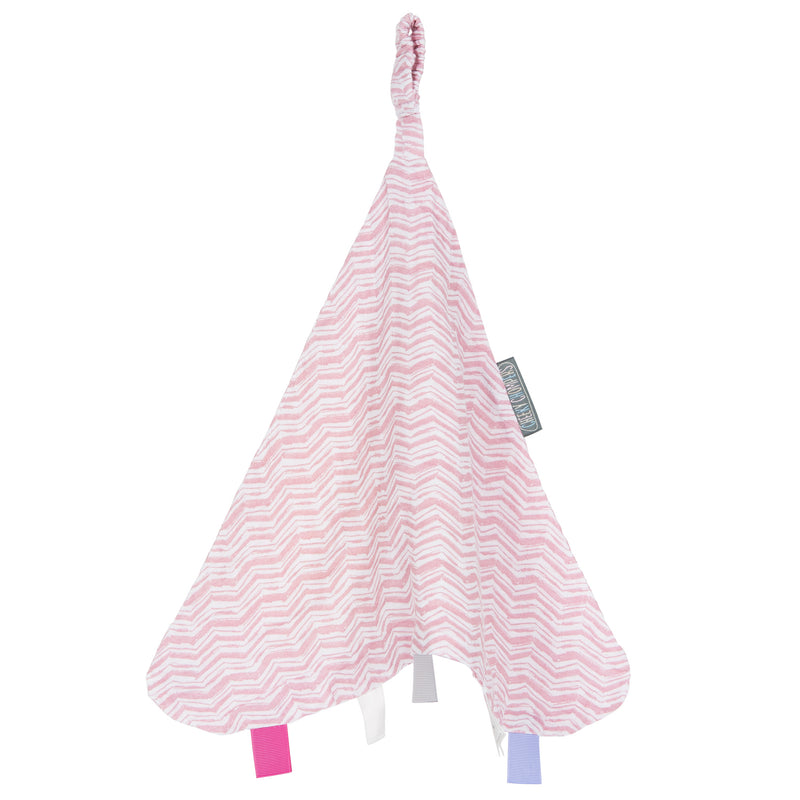 Cheeky Chompers Muslin Comforter Rosy Days