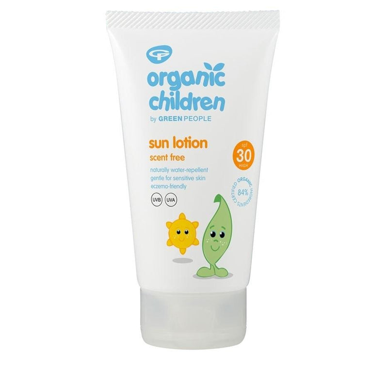 [Bundle Of 2] Green People Organic Children Sun Lotion SPF30 - Scent Free, 150 ml.
