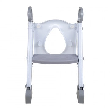 Lucky Baby Step Up Potty Training Seat W/Ladder - Grey