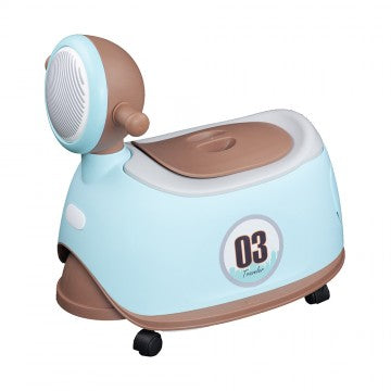 Lucky Baby Traveler™ Scooter Baby Potty- Blue & Green