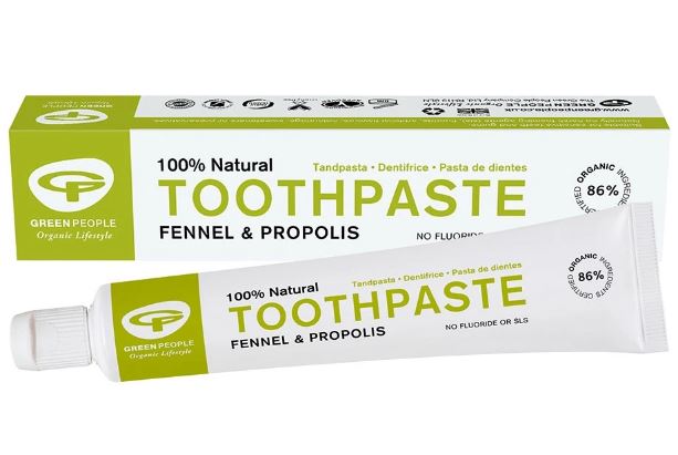 [Bundle Of 4] Green People Organic Fennel & Propolis Toothpaste, 50 ml. Exp: 02/26