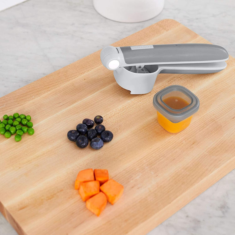 Skip Hop Easy-Prep Food Press Set - Grey