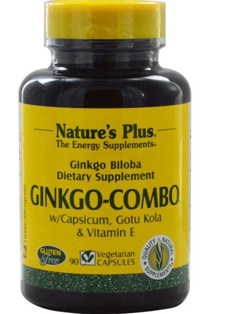 Nature's Plus Ginkgo-Combo (Vcaps), 90 caps.