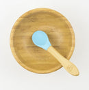 MCK Bamboo Bowl Set with Spoon - Blue