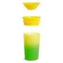 [2 Pack] Munchkin Miracle® 360° Colour Changing Cup - 9oz (Yellow)