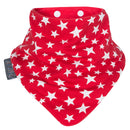 Cheeky Chompers Necker BIB Red Stars & Red Stripes