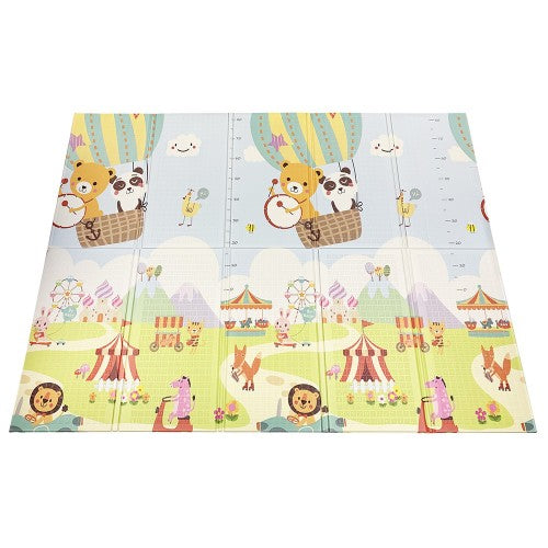 Lucky Baby Tell Me A Story™ Educative XPE Dual FOLDABLE Mats - Carnival/ABC (10mm)