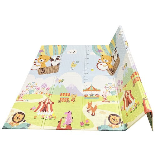 Lucky Baby Tell Me A Story™ Educative XPE Dual FOLDABLE Mats - Carnival/ABC (10mm)