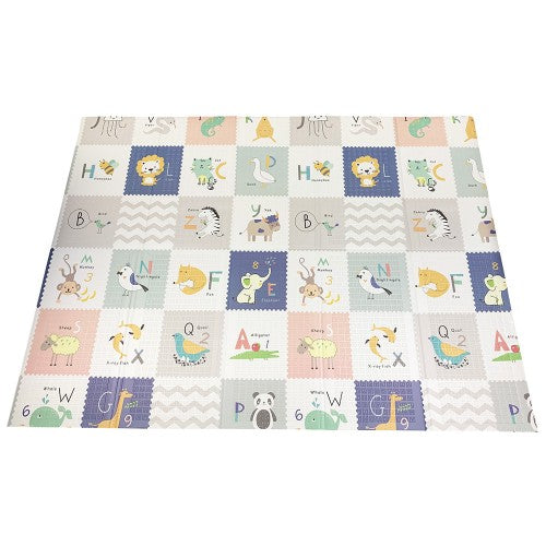 Lucky Baby Tell Me A Story™ Educative XPE Dual FOLDABLE Mats - Carnival/ABC (10mm)