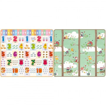 Lucky Baby Tell-Me-A-Story™ Educative Flooring XPE Mats-Owl + Number King 1.5mX1.8mX20mm