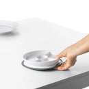 OXO Tot Stick & Stay Suction Divided Plate - Grey