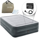 INTEX Dura-Beam® Deluxe Comfort-Plush Air Mattress Built-In Electric Pump - Queen