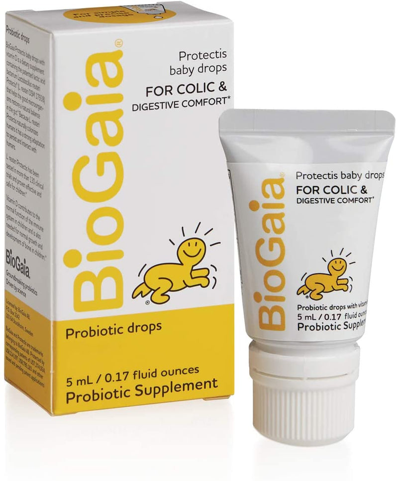 BioGaia ProTectis Baby Drops For Colic & Digestive Comfort, 0.17 fl oz (5 ml) Exp: 05/21