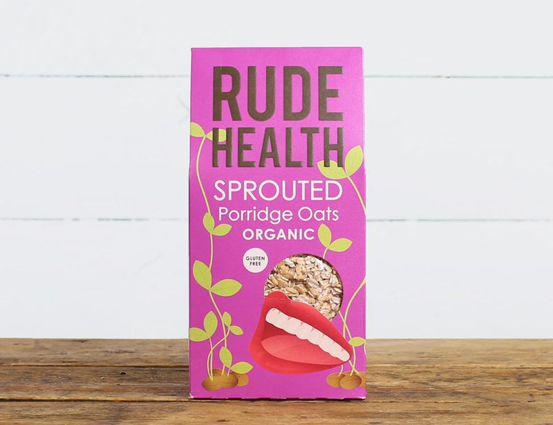 [Bundle Of 2] Rude Health Sprouted Porridge Oats (Gluten Free) 400g Exp: 11/23