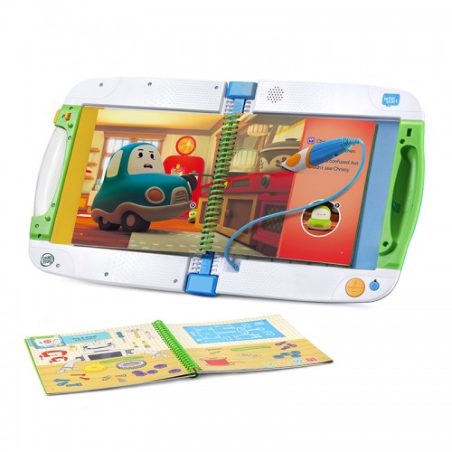 LeapFrog LeapStart Touch-and-Talk Learning Success Bundle System and 2 Books | 2-7 Years - 2 Colors