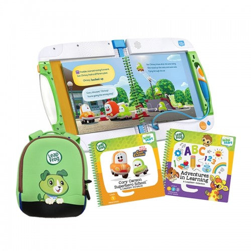 LeapFrog LeapStart Touch-and-Talk Learning Success Bundle System and 2 Books | 2-7 Years - 2 Colors