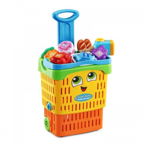LeapFrog Count-along Basket and Scanner | 2 In 1 Shopping Trolley