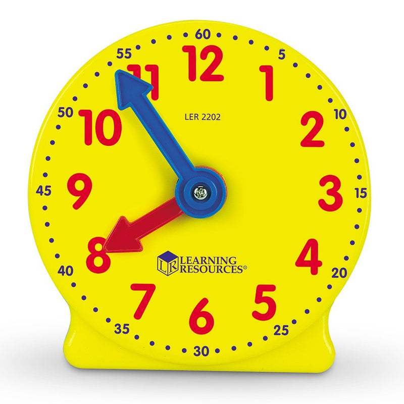 Learning Resources Gear Clock (4 Inches) 6-Pack