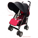 Lucky Baby Tipit Stroller Sunshade Size(L)75X73 Cm - Grey