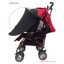 Lucky Baby Tipit Stroller Sunshade Size(L)75X73 Cm - Grey