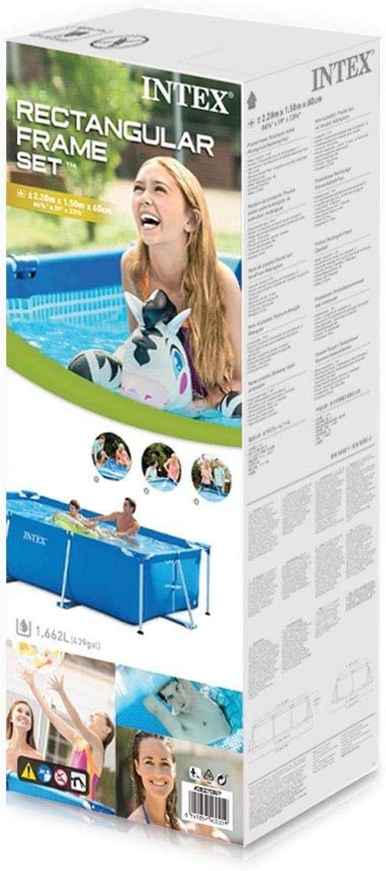 INTEX Rectangular Frame Pool (4.5m x 2.2m x 84cm)