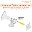 Maymom Flange Adapter for Spectra S1 Pumps, Spectra S2 Pump to Use Medela Breastshield and Medela Bottles; Connects Between Maymom/Medela Breastshield and Spectra Backflow Protector (1 Piece)
