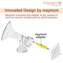 Maymom Flange Adapter for Spectra S1 Pumps, Spectra S2 Pump to Use Medela Breastshield and Medela Bottles; Connects Between Maymom/Medela Breastshield and Spectra Backflow Protector (1 Piece)