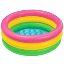[Bundle Of 2] Intex 3-Ring Sunset Glow Baby Pool with Inflatable Floor (86cm x 25cm)