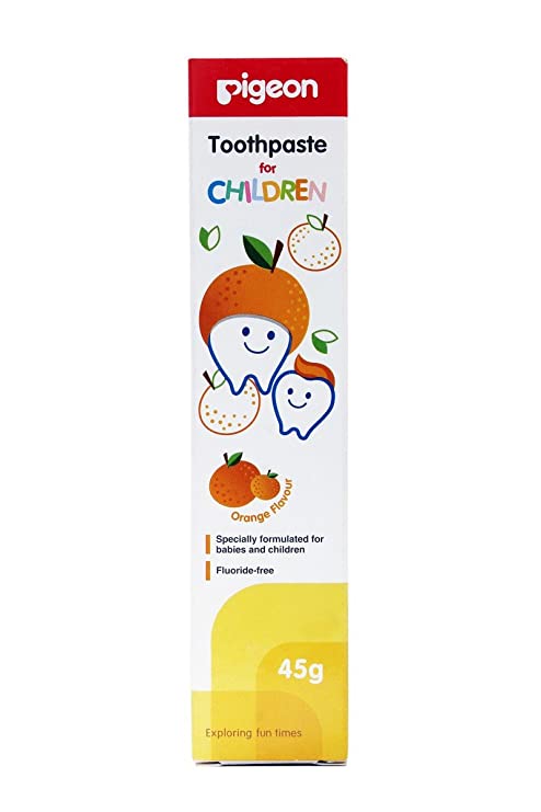 Pigeon Childrens Toothpaste 45gm - Orange