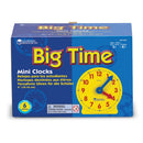 Learning Resources Gear Clock (4 Inches) 6-Pack