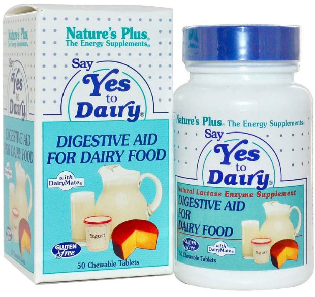 Nature's Plus Say Yes To Dairy (Chewables), 50 tabs.
