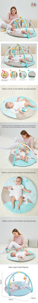 Konig Kids Ultra Large & Soft Play Mat With Minky Fabric