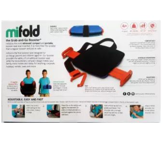 Mifold  Grab-and-Go Booster Seat Ocean Blue