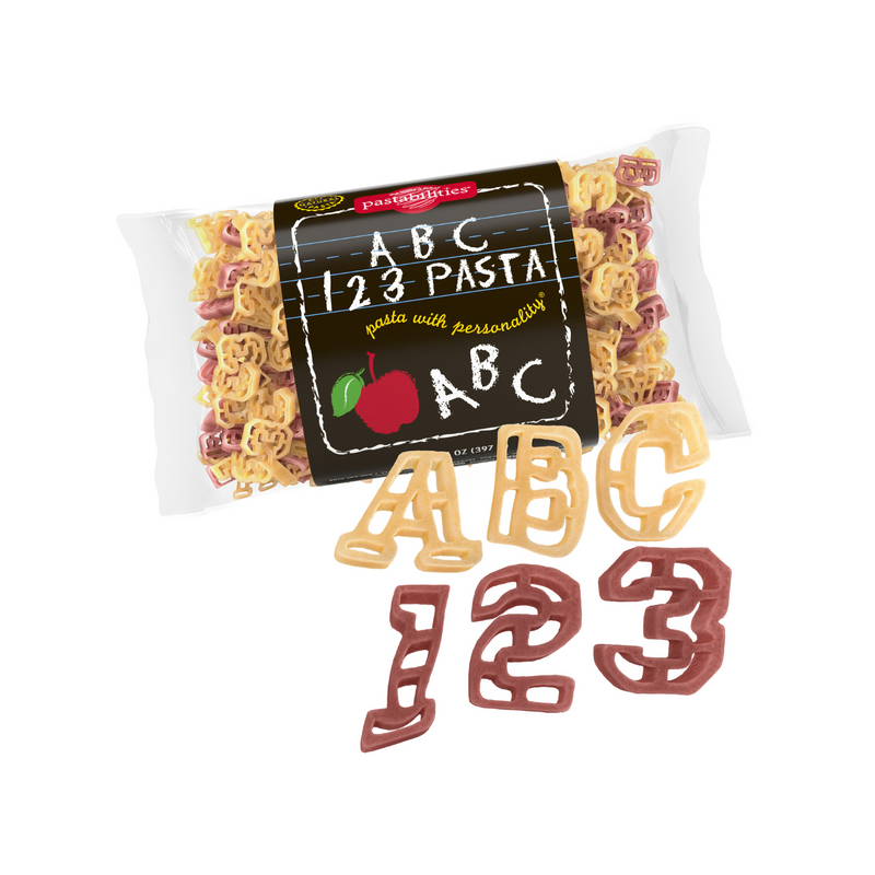 [2 Pack] Pastabilities ABC 123 Pasta, 397g