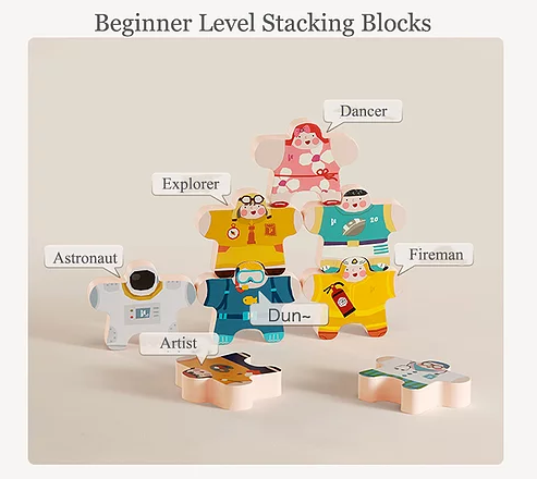 Babycare Stacking Blocks - Blotted Fell (Beginner)