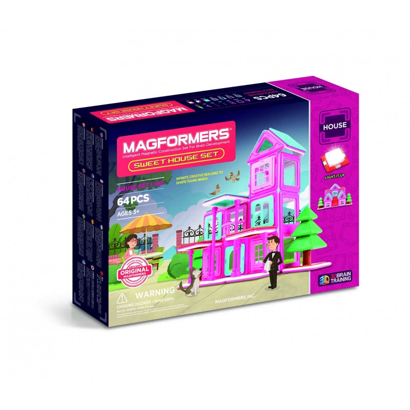 Magformers Sweet House Set (64pcs)
