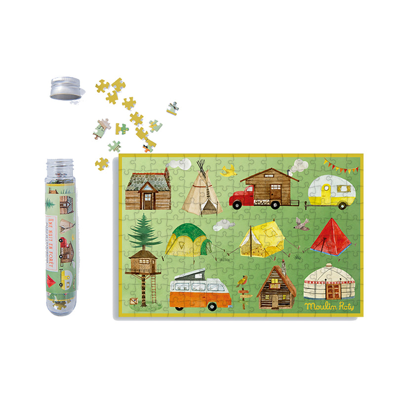 Moulin Roty Les Grands Explorateurs 150pc Mini Puzzle (A Night in the Forest)