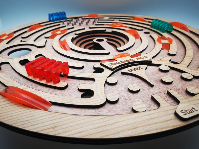 Pinelite Huge 22"/ 55cm Challenging Labyrinth Maze On A Spin