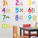 Walplus Colorful Owl 123 Wall Decals 30x60cm