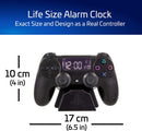 Paladone Playstation Controller Black Alarm Clock