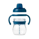 OXO Tot Grow Soft Spout Sippy Cup With Removable Handles 6oz/150ml 4m+ - Navy