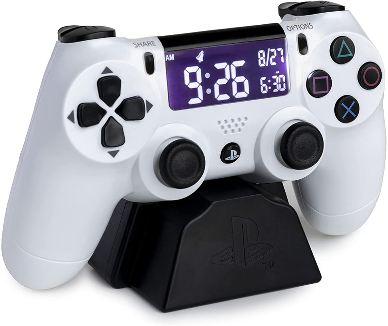 Paladone Playstation Controller White Alarm Clock