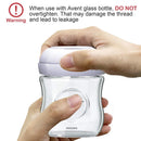 Maymom Screw Ring Dome Cap Sealing Disc For Avent Natural Bottles 4Set/pk